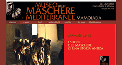 Desktop Screenshot of museodellemaschere.it
