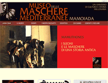 Tablet Screenshot of museodellemaschere.it
